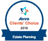 Avvo Client's Choice 2016 - Estate Planning Badge